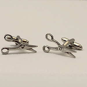 Cufflinks CUFFLINKS<br/>SCISSORS <br/>100% BRASS